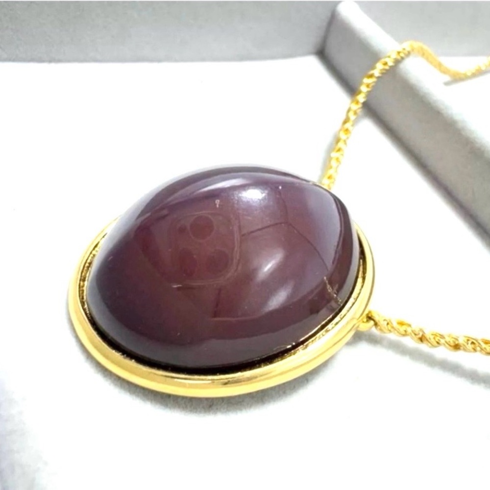 YVES SAINT LAURENT Vintage Gold Tone Necklace 18.5β - Picture 3 of 16